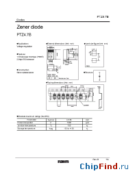 Datasheet PTZ24B manufacturer Rohm